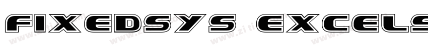Fixedsys Excelsior 3字体转换